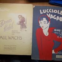 Spartiti musicali primissimi 900