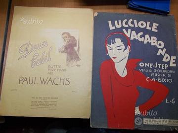 Spartiti musicali primissimi 900