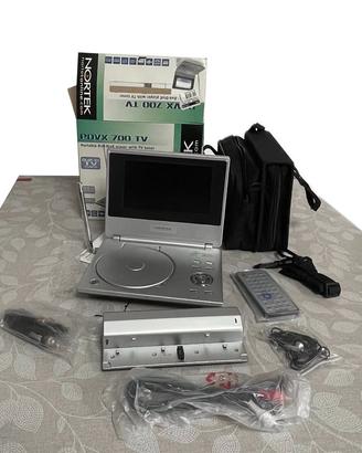 Lettore DVD portatile Nortek PDVX 700 TV