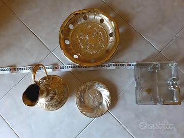 SET: Brocca, Vassoio Grande, Vassoio e Posacenere