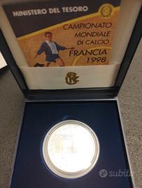 moneta commemorativa in argento
