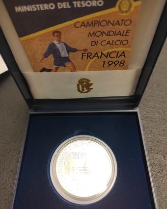 moneta commemorativa in argento