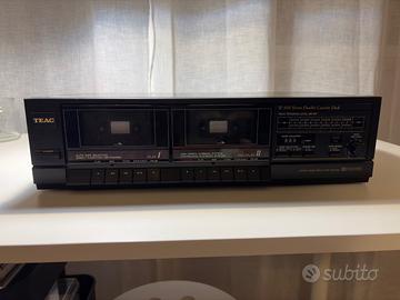 Doppio registratore lettore cassette vintage TEAC