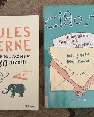 Libri: Il giro del mondo in 80 giorni e Ciao , tu