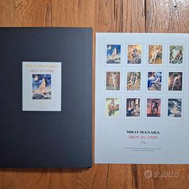 Milo Manara Portfolio Girls on cover Firmato