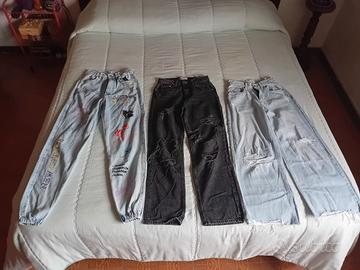 3 paia jeans TG 34