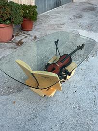 Tavolino da solotto Vintage con Design Musicale