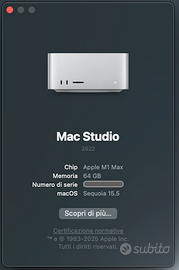 MAC STUDIO  M1 MAX