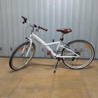 Bici 24'' bianca btwin decathlon per ragazzi