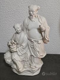 Figura cinese del xx secolo porcellana