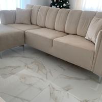 Divano chic con penisola amovibile