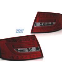 FANALI PER AUDI A6 C6 04-08 SEDAN LED ROSSO AFFUMI