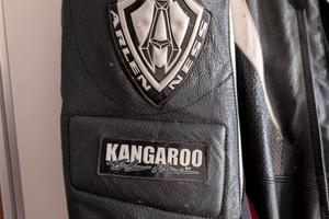 Tuta intera da moto Arlen Ness pelle canguro, TG56