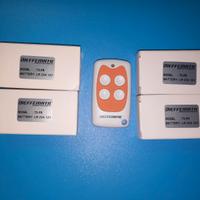4 telecomandi cancelli