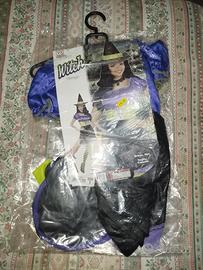 Costume Halloween Donna Ragazza Taglia S Strega 