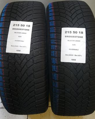 2 GOMME 215 50 18 BRIDGESTONE A1808