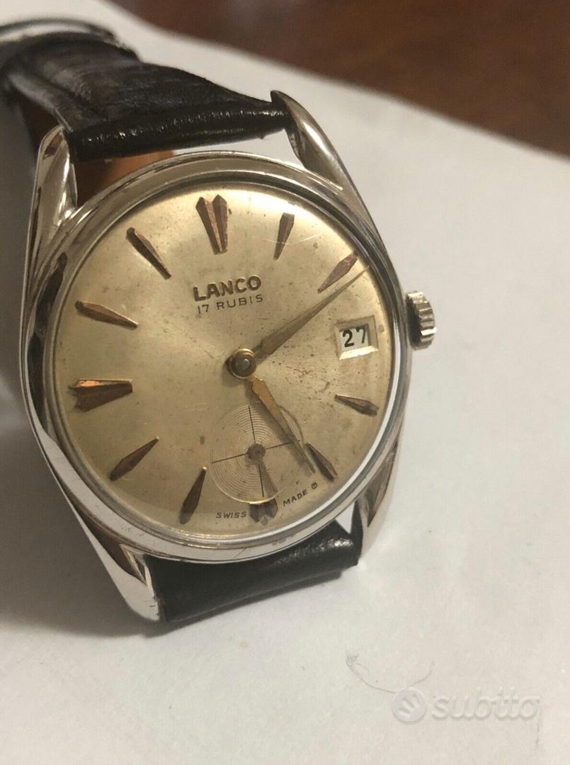 Orologio lanco clearance oro anni 50