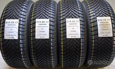 4 GOMME 215 55 17 YOKOHAMA 100% INV RIF3942