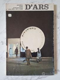 Rivista D'Ars n. 93 1980 Arte Contemporanea