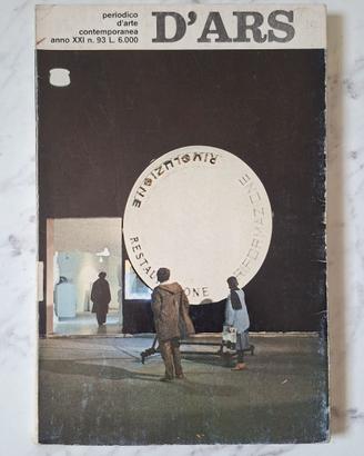 Rivista D'Ars n. 93 1980 Arte Contemporanea