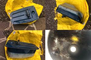 Serbatoio blu marine conservato vespa 125 et3 VMB