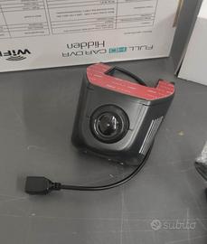 Dash cam auto Full HD 1080p WiFi doppia telecamera