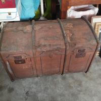 baule antico da restaurare 