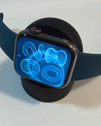 Apple Watch 7 45mm Cellular ACCIAIO pari al nuovo!