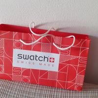 Borsa di carta con manici Swatch