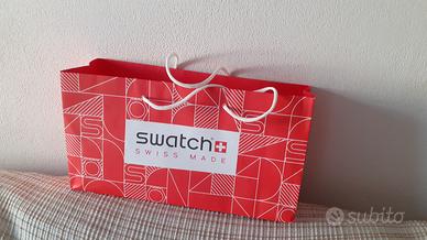 Borsa di carta con manici Swatch