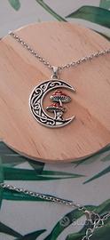 collana luna fungo halloween