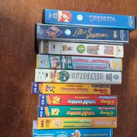 cassette DVD  cartoni animati 