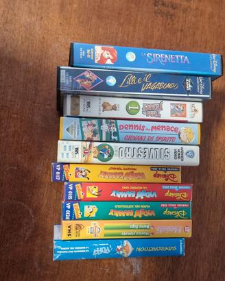 cassette DVD  cartoni animati 