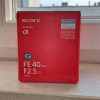 Sony SEL-40F25G - Obiettivo Full