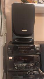 stereo CD e cassette 