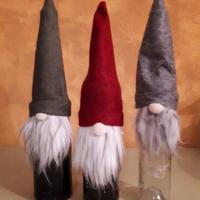 Copri bottiglie gnomo natalizio disponibili nr 13