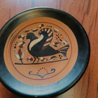 Piattino Ceramica Greca dipinto a mano 