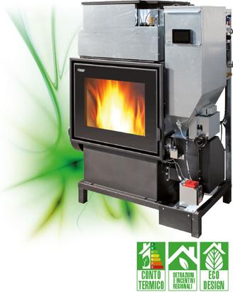 TERMOCAMINO POLICOMBUSTIBILE FAMAR KRONOS 32 NUOVO