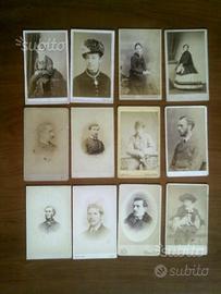 Antiche foto ritratti gruppi D E F