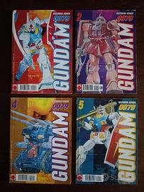 GUNDAM, PLANET MANGA, n.1-2-4-5