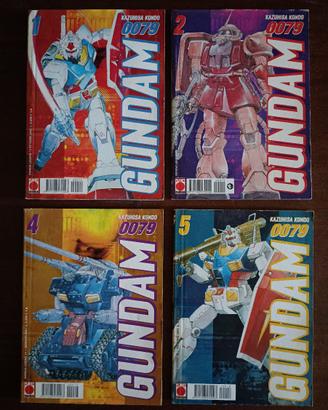 GUNDAM, PLANET MANGA, n.1-2-4-5