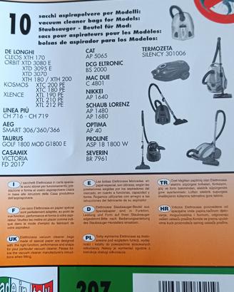 23 sacchetti per aspirapolvere 