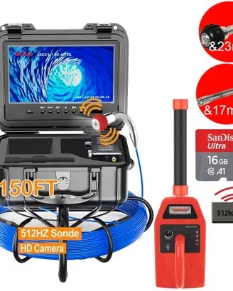 Videoispezione con localizzatore cavo 60 metri