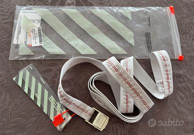 Cintura Off-White Industrial Belt Bianca Originale