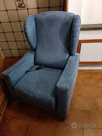poltrona  relax elettrica 