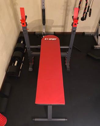 Panca Piana Palestra K-Sport Pieghevole