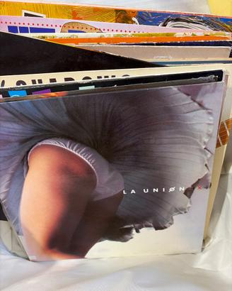 Blocco 19 vinili LP anni 70/80/90 + 45 giri – sto