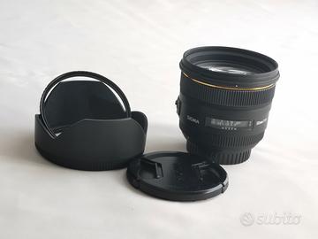 obiettivo Sigma 50 mm 1.4 per Canon EF