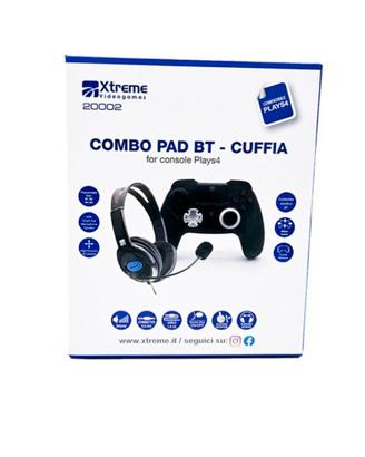 Kit Wireless Controller Ps4 + Headset Stereo