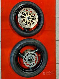 Coppia ruote ducati monster 620 2003
